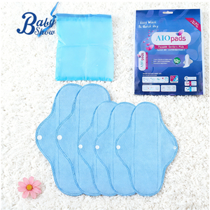 Oferta: Juego de 6 <span class=keywords><strong>Toallas</strong></span> Higiénicas Reutilizables para Mujer, Incontinencia y Menstruación, Impermeables y Anti-fugas, de Forro Polar - Product Image 1