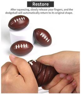 2026 Pu Custom Logo Funny Toy Rugby Foam Stress <b>Ball</b> for Outdoor Event - Product Image 5