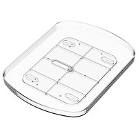Boîte de rangement rotative à double niveau en plastique pour réfrigérateur avec plateau antidérapant à 360 degrés, support mural pour épices de cuisine