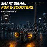 OEM E-Scooter Smart Blinker LED-Rücklicht Kabelloser Mobilitäts-Indikator 5 Modi USB-Aufladbar IPX6 Wasserdicht 5h Laufzeit