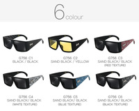 Lunettes de soleil polarisées UV400 bleues de haute qualité pour hommes GCOTX, style hip-hop, lunettes de soleil noires Dubery pour la conduite à moto