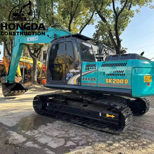 Machine de construction d'occasion populaire fabriquée au Japon Kobelco260D 200D 210 pelle sur chenilles pelle hydraulique utilisée lourde - Product Image 1