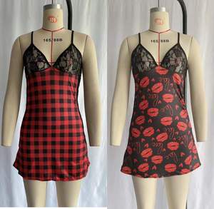 Vêtement de nuit d'été pour femmes, nuisette, chemise de nuit sexy, lingerie, robe de nuit, vêtement de nuit féminin, robe de nuit à épaules dénudées, robe de nuit pour la maison - Product Image 5