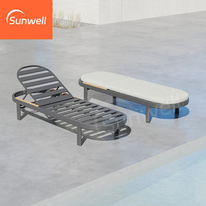 Muebles de Exterior, Tumbona de Aluminio, Tumbona para Playa, Hotel, Piscina, Tumbonas para Proyectos Hoteleros - Product Image 3