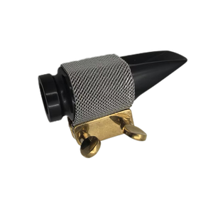 Ligature <span class=keywords><strong>de</strong></span> saxophone en acier inoxydable Eastern Music Pro en maille circulaire souple - Product Image 4
