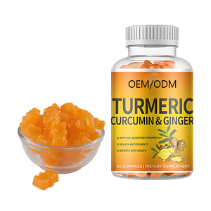 أوم الكركم الكركمين والكركم والزنجبيل غوميز مضادات الأكسدة الكركمين ملحق دعم صحة الجلد - Product Image 4