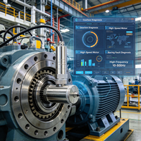 Sensor Suhu Getaran Frekuensi Tinggi Triaksial 10-5000Hz 0-200mm/s OEM RS485 Baja Tahan Karat 304L IP65 Bersertifikasi CE