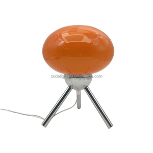 Lampe de bureau <span class=keywords><strong>LED</strong></span> à économie d'énergie blanc chaud, éclairage intérieur, abat-jour en verre mignon, lampe de table <span class=keywords><strong>LED</strong></span> pour salle de lecture - Product Image 5