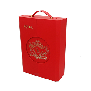 Caja de Regalo de Cartón Rígido Magnética de Doble Apertura de Lujo para Licores, Champán, Whisky y Vino, con Asa - Product Image 2