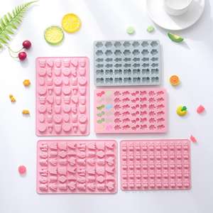 แม่พิมพ์ซิลิโคนทำขนมรูปการ์ตูน <span class=keywords><strong>ช็อกโกแลต</strong></span> ลูกอมนุ่ม ขนมอบมือ เรซิ่น - Product Image 2