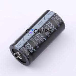 Condensateur électrolytique en aluminium à encliquetage CL472MKJ70BD, composant traversant (THT), D35xL70mm 4700uF 20% 160V 35mm - Product Image 1