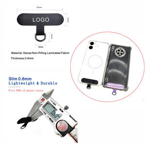 Lanière de téléphone portable courte en polyester tressé coloré portable, durable, porte-clés, anti-perte, design mignon - Product Image 5