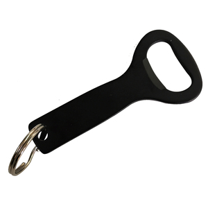 Apribottiglie Portachiavi Personalizzato a Forma di Bottiglia di Birra Nera, Regalo Promozionale, Portachiavi in Metallo - Product Image 5