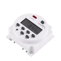 CN101A迷你时间开关220v 110v 24v 12v带4线液晶数字每日可编程数字定时器