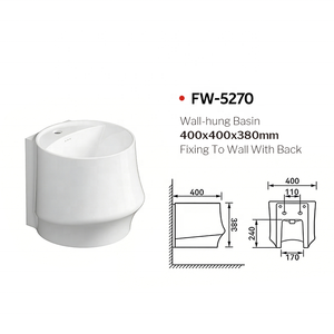 Ensemble <span class=keywords><strong>WC</strong></span> <span class=keywords><strong>suspendu</strong></span> en céramique avec lavabo mural intégré - Product Image 5