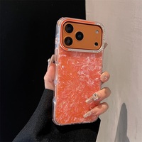 Coque de téléphone en époxy diamant pour iPhone 17 Pro, étui de téléphone portable scintillant de luxe pour femme et fille, compatible avec iPhone 17, 16, 15, 14 Pro