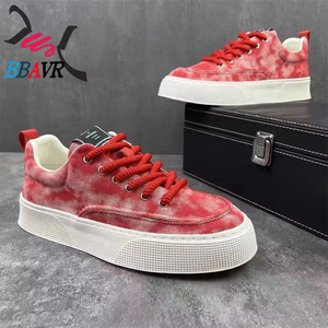 Nouvelles tendances estivales : baskets plateforme pour hommes, chaussures de course décontractées à lacets, confortables, en toile, style marche - Product Image 2