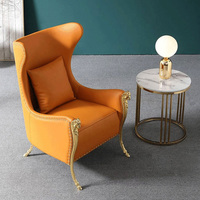 Wohnzimmer Lounge Sessel für Hotel Luxus Einzels itz Liege Sofa Stuhl Moderne Akzent Stühle Möbel Green Velvet Chair