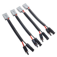 Solarpanel männlicher weiblicher Anschluss zu 50 A 600 V Batterieanschluss Y Adapter Verkabelkabel