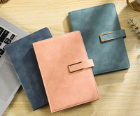 Carnet A5 à boucle décorative personnalisable, épaissi, pour le travail et le bureau, avec porte-stylos