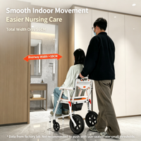 Chaise de toilette à roulettes pour personnes âgées, chaise de douche pliable avec siège de toilette pour personnes handicapées à domicile