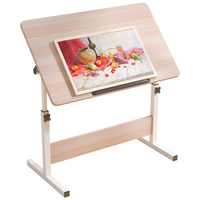 Table à dessin réglable en hauteur 0-90 °   Bureau de dessin inclinable avec pieds en acier épais de 30 mm pour artiste, croquis, étude, studio à domicile