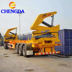 20FT 40FT Contenedor <span class=keywords><strong>de</strong></span> carga automática 2 3 4 Ejes 20FT 40FT 37 Toneladas Cargador lateral Semirremolque Remolques elevadores laterales para la venta - Product Image 1