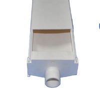 Système hydroponique avancé à canal NFT avec conception de base courbe pour une aquaponie et une culture hydroponique efficaces en intérieur