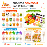 Halloween Marshmallow Gummy Halal Groothandel Op Maat Gemaakte Producent Heksenvormige Lollipop Snoepfabriek Verpakt Bulk Cartoon Snoepjes
