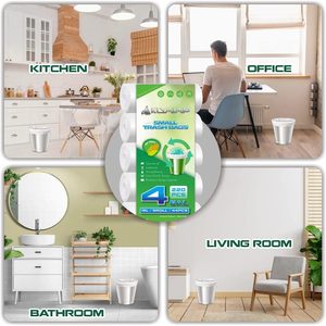 ถุงขยะขนาดเล็ก 4 แกลลอน ย่อยสลายได้ สำหรับใช้ในบ้านและห้องน้ำ - Product Image 6
