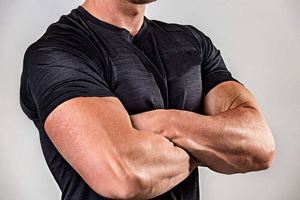 <span class=keywords><strong>Vedo</strong></span> GYM chemises livraison directe Logo personnalisé Polyester à manches courtes Slim Fit vêtements d'entraînement hommes ajusté Fitness Muscle GYM chemise - Product Image 6