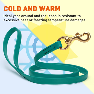 Collier et laisse pour chien en PVC souple imperméable avec étiquette nominative, ensemble de laisse réglable de luxe à la mode, vente en gros - Product Image 3