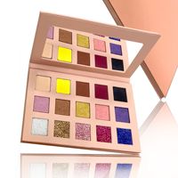 Palette de fard à paupières, maquillage personnalisé avec logo privé, 15 couleurs, haut pigment rose OEM