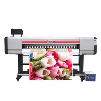 Locor inkjet-impresora en rollo UV de 1,8 m, banner flexible de pvc, pegatina de vinilo para coche, máquina de impresión de gran formato
