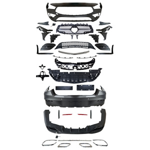 Mercedes-Benz CLA-Class W118 Front Bumper Cover Trim Frame L1188855101 R1188855201 PP Material - Product Image 1