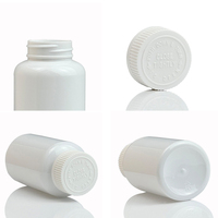Bouteille de 120 ml (4 oz) en PEHD avec bouchon à vis, couleur Pantone, pour capsules de médicaments, suppléments, pilules, qualité alimentaire, impression sérigraphique pour enfants, avec logo personnalisé