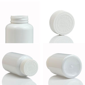 カスタムロゴホワイトHDPE120ml4オンスHDPEピルボトルメディシンカプセルサプリメントボトル食品グレードジャー子供耐性ボトル - Product Image 2