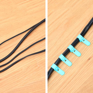 Organizador de Cables de Silicona SY, Enrollador de Cables para Auriculares, Cable de Datos, Ratón, Teclado - Product Image 6