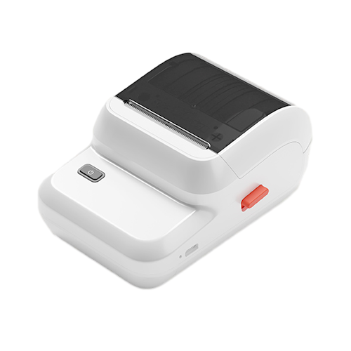 White Printer With 1 Rolls Stickers