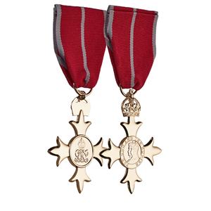 Insigne en métal personnalisé d'usine de 20 ans avec des médailles d'attribution uniformes de ruban Médaille de l'<span class=keywords><strong>Empire</strong></span> britannique - Product Image 1