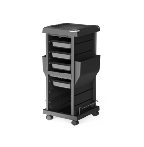 <span class=keywords><strong>Bellezza</strong></span> professionale nera del carrello di immagazzinaggio del carrello del salone - Product Image 1