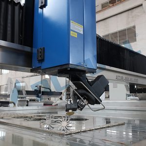 ACCURL <span class=keywords><strong>Machine</strong></span> de découpe au jet d'<span class=keywords><strong>eau</strong></span> cnc à portique pour mosaïque de marbre carreaux de médaillon Cnc <span class=keywords><strong>Machine</strong></span> de découpe au jet d'<span class=keywords><strong>eau</strong></span> Jet d'<span class=keywords><strong>eau</strong></span> - Product Image 6