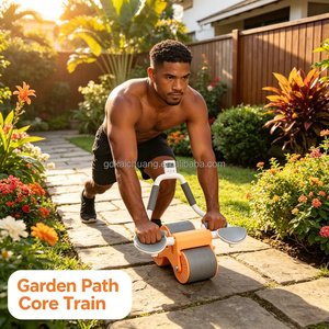 Rullo <span class=keywords><strong>per</strong></span> Addominali Automatico con Rimbalzo <span class=keywords><strong>per</strong></span> Uomini e Donne, Attrezzo da Palestra Domestica <span class=keywords><strong>per</strong></span> Modellare il Corpo e Perdere Grasso Addominale - Product Image 2