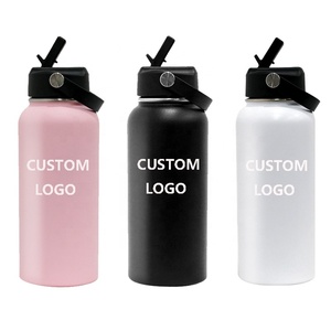 Custom BPA Free Double Wall Stainless Water Tumbler Vacuum Insulated Stainless Steel Water Bottle With Hang