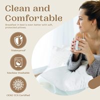 Penutup Ritsleting Pendingin Tahan Air Grosir 2 Buah, 65% Poliester 35% Rayon Bambu, Bambu Lembut dan Bernapas