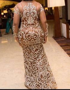 Lehenga Choli Largo hasta el Suelo para Mujer de ATIYA LIBAS en Acetato con Cuentas de Vidrio y Pedrería para Bodas/Fiestas - Product Image 3