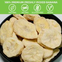 SAIYANG Gedroogd Fruit Groothandelsprijs Gedroogde Fruit Snacks FD Bananenplakjes Gedroogde Bananenplakjes