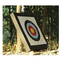 Cible de tir à l'arc XPE pour arc à poulies, pointes en acier, plumes en plastique, bloc 1m x 1m, accessoires de tir et de chasse, 1500 utilisations