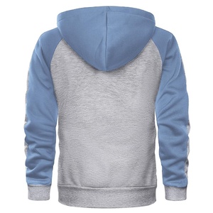 Sudadera con capucha de forro polar bordada con cremallera completa Essentials para hombre (tallas grandes y altas) - Poliéster/algodón EcoSmart, ajuste holgado - Product Image 3