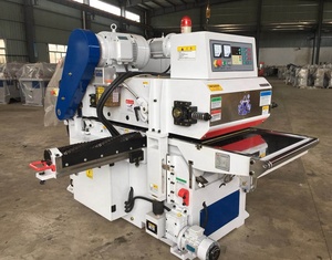 Macchina per Lavorazione del Legno Industriale con Motore Potente, Pialla a Doppio Lato, Spessoratrice Bilaterale con Testa di Taglio Elicoidale - Product Image 4